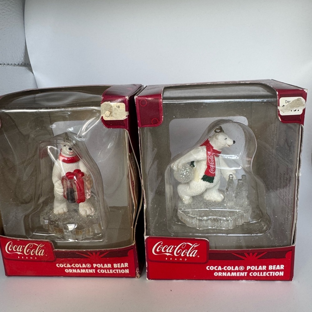 Coca-Cola Polar Bear Ornament Collection